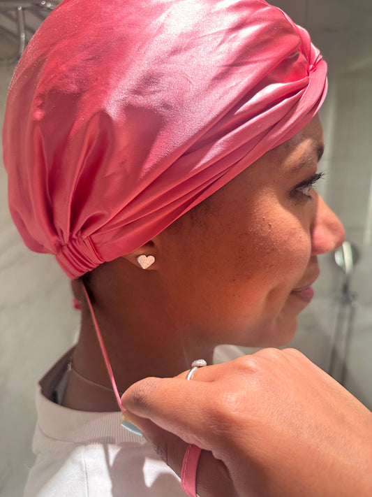 silk turban silk bonnet