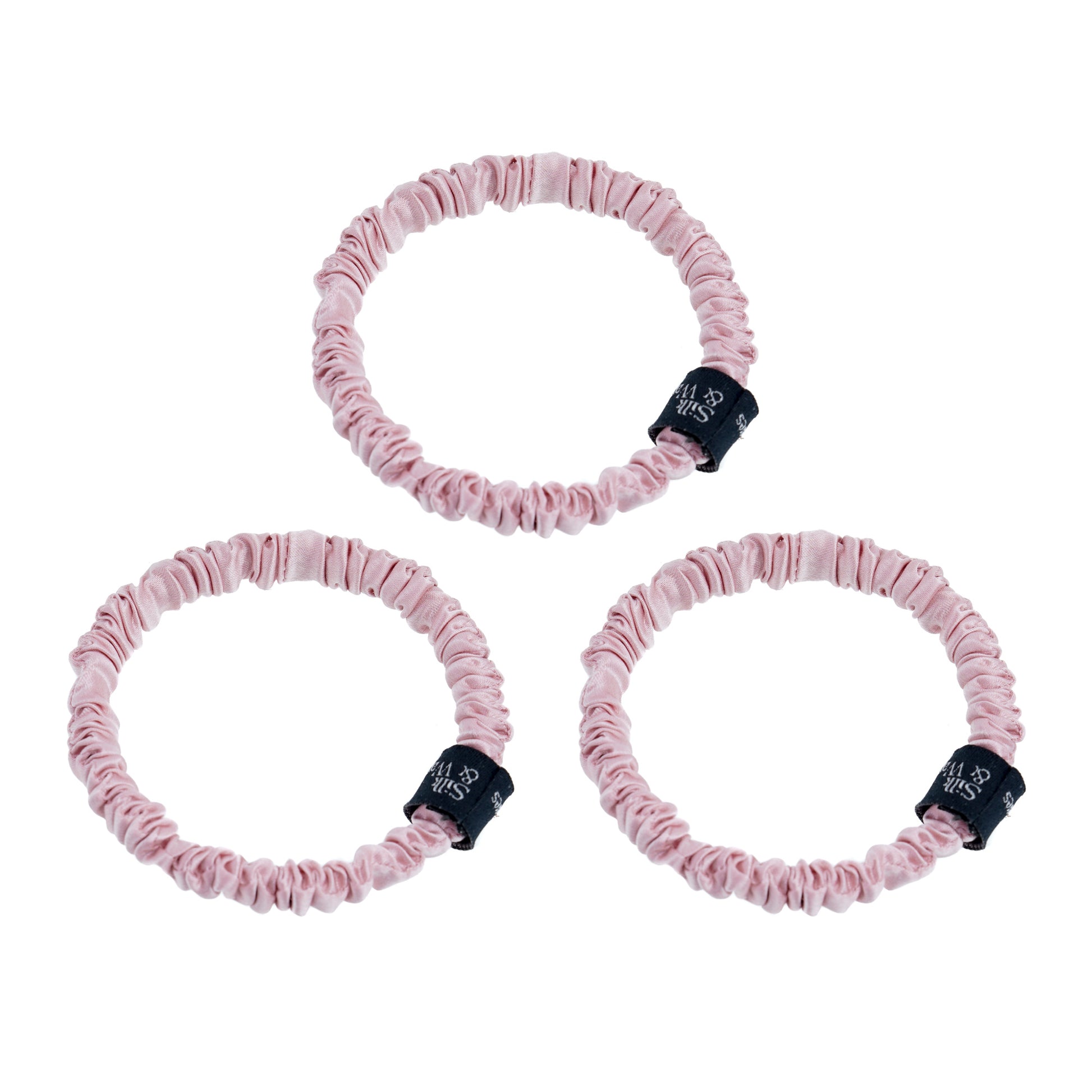 Skinny Silk Hair Ties - Silk & Waves