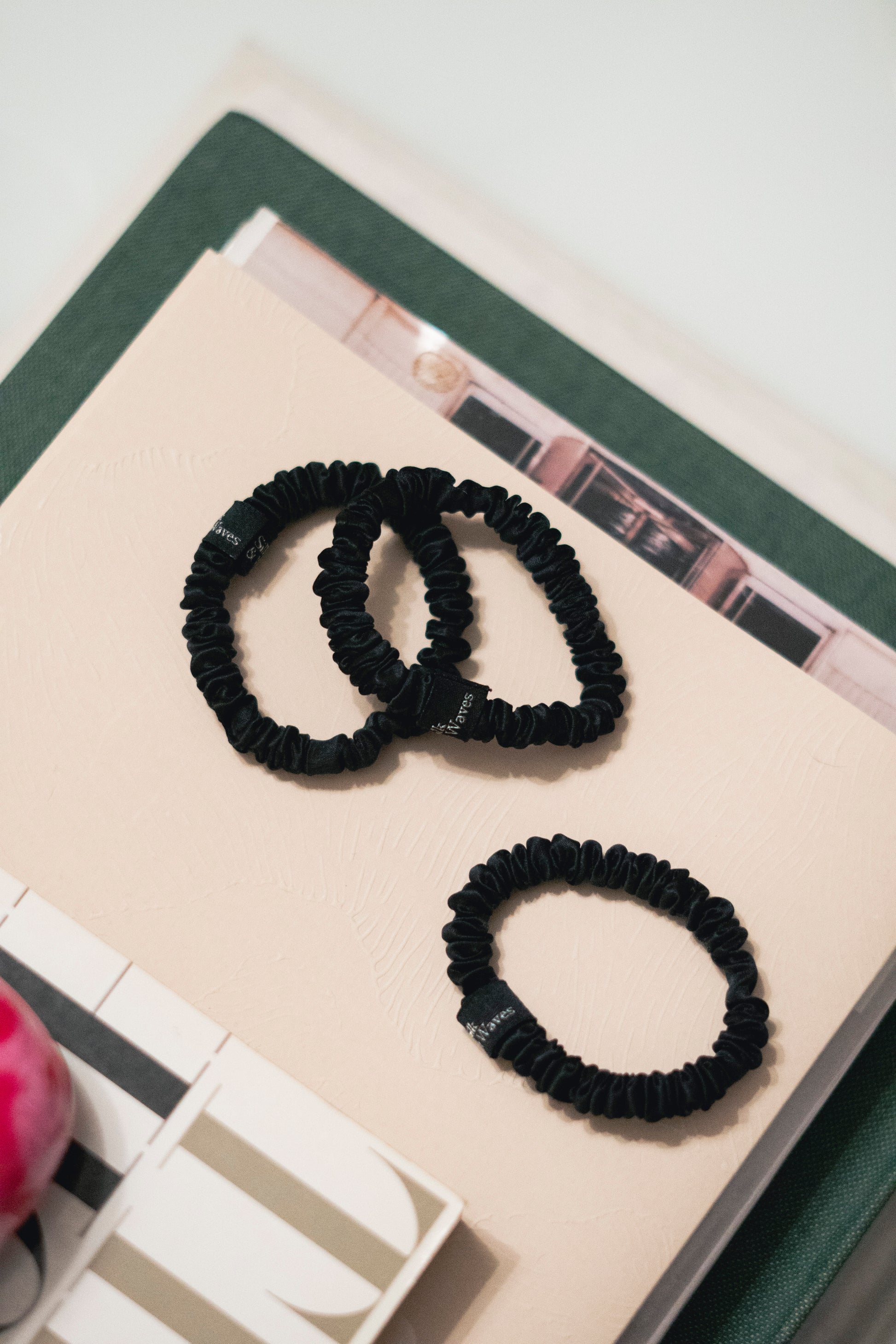Skinny Silk Hair Ties - Silk & Waves