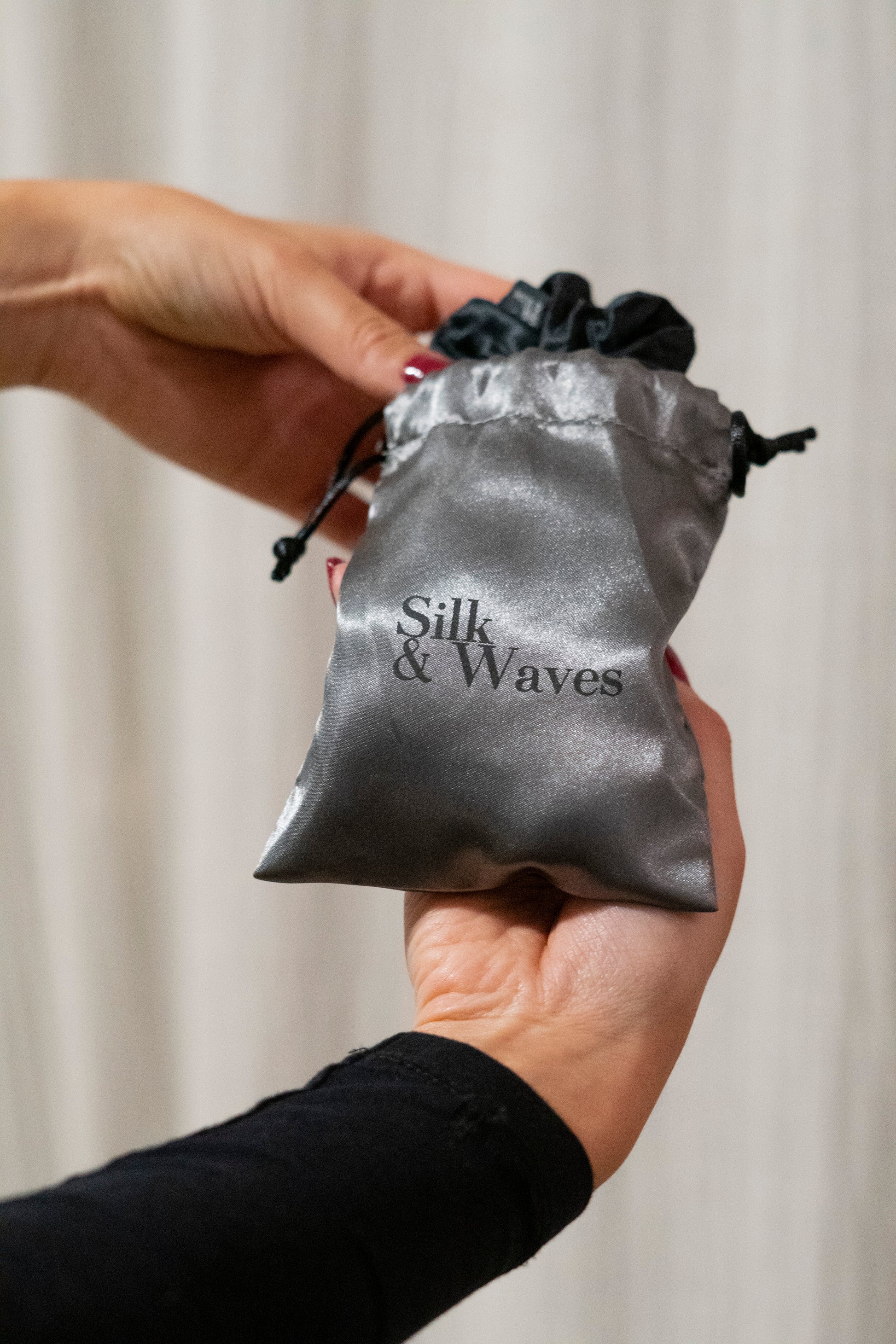 Silk Scrunchies - Silk & Waves